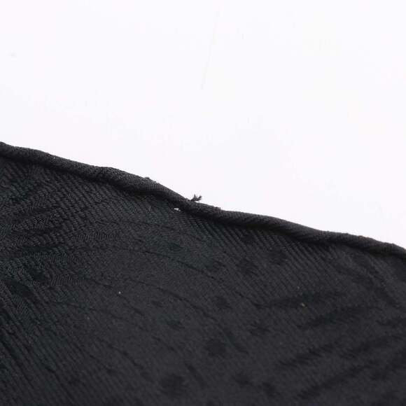 HERMES Authentic Black Silk Scarf - Picture 4 of 4